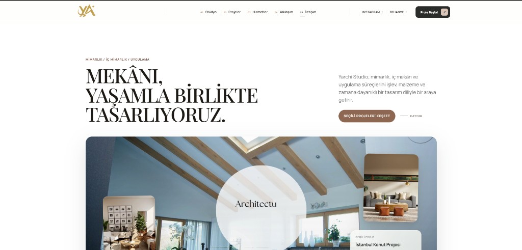 Yarchi Studio web sitesi